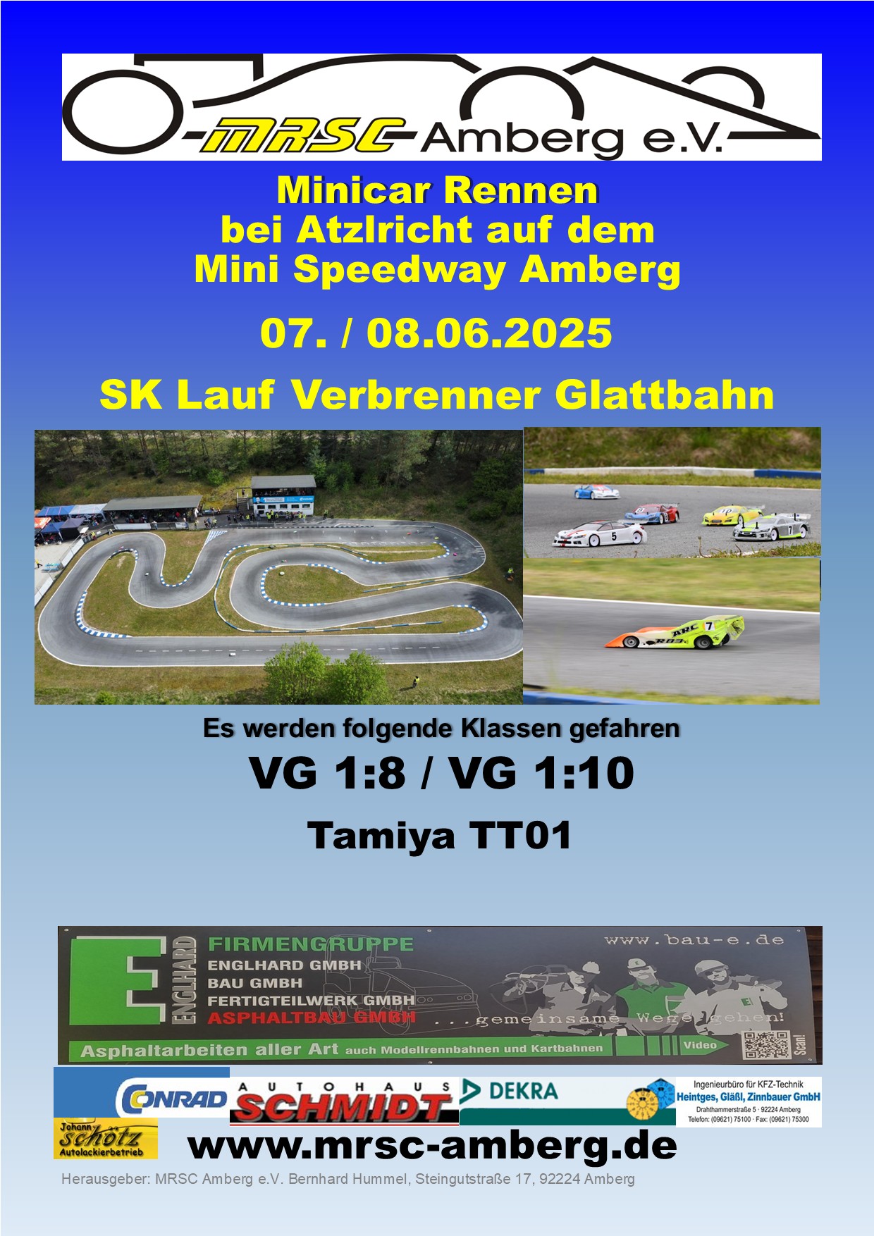SK-Lauf 2025 VG 1:8, 1:10, Tamiya TT01