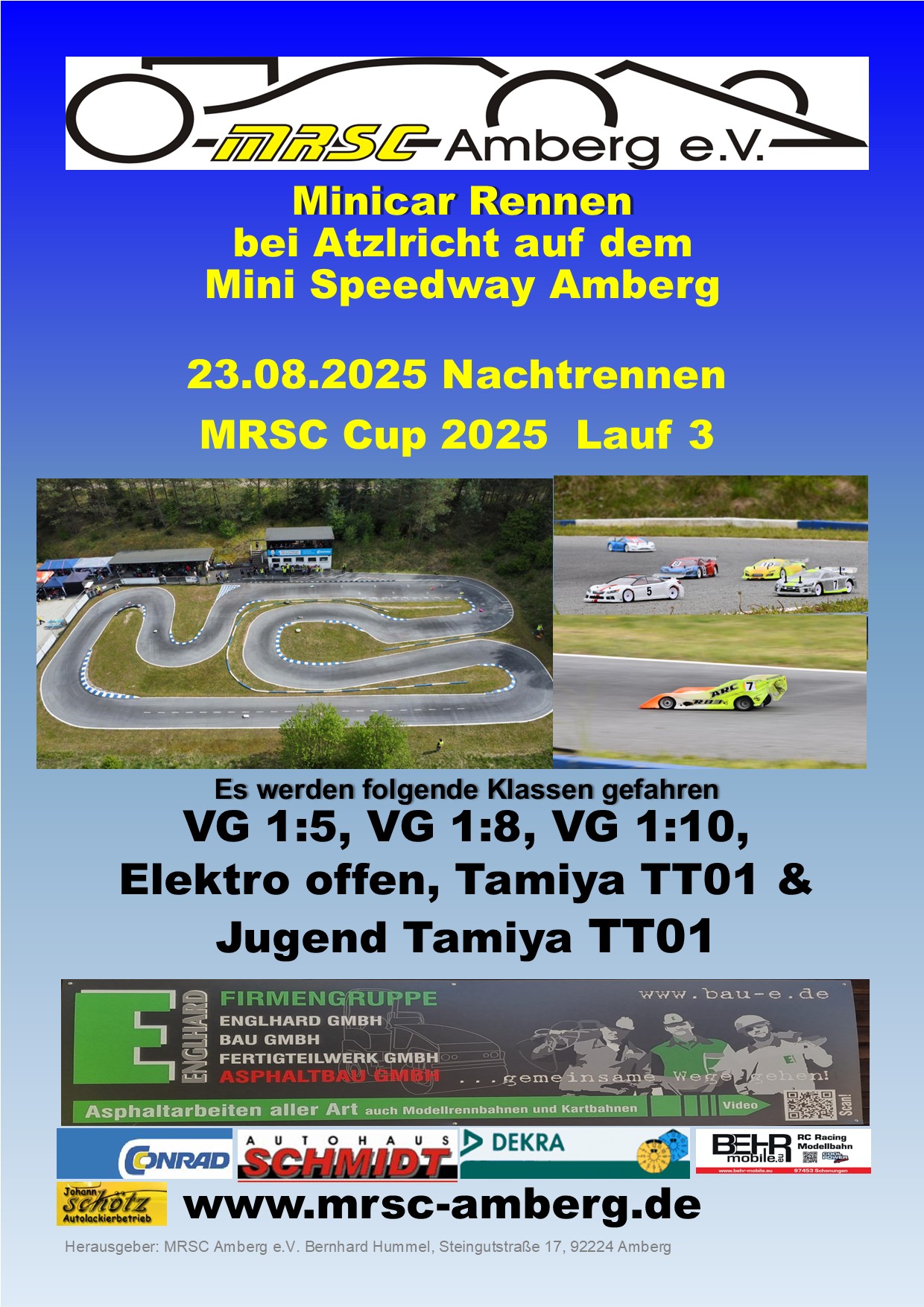 MRSC-Cup 2025, Lauf 3, Nachtrennen